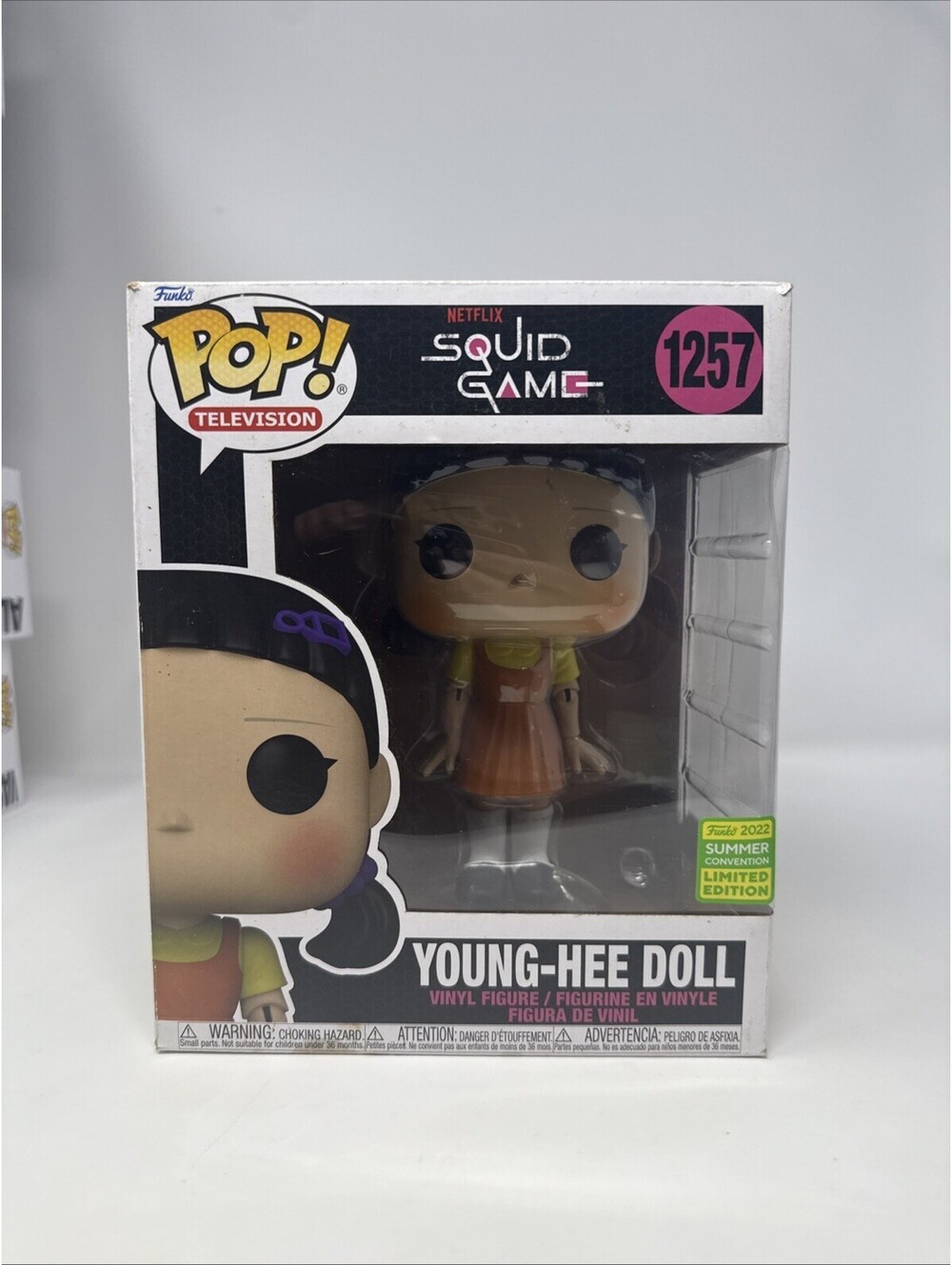 Funko POP! Television #1257; Squid Game; Young-Hee Doll; 2022 Summer Convention
